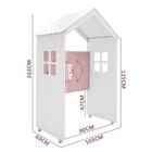 Cabeceira Casinha Solteiro Rose Lais Divaloto