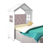 Cabeceira Casinha Solteiro Rose Lais Divaloto