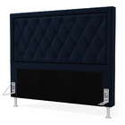 Cabeceira Centaurus 160 / Suede Azul Marinho
