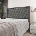 Cabeceira Centaurus 160 / Suede Cinza