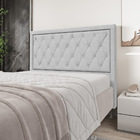 Cabeceira Centaurus 195 / N-040 Linho Cinza Claro