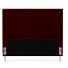 Cabeceira Centaurus 195 / Suede Bordô