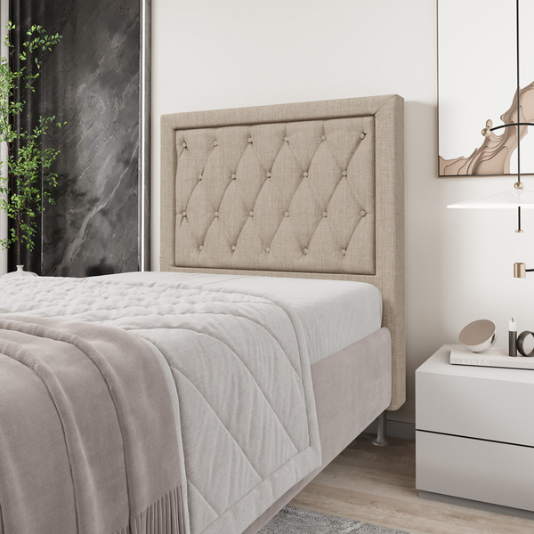 Cabeceira Centaurus 90 / N-039 Linho Bege