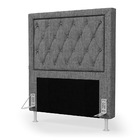 Cabeceira Centaurus 90 / N-041 Linho Cinza Escuro