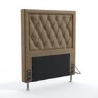 Cabeceira Centaurus 90 Solteiro Sued Capuccino Aradecor