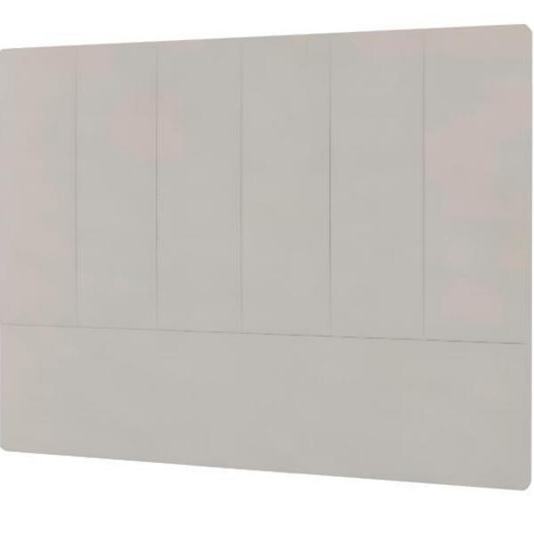 Cabeceira Cintra Plus Casal 1400mm Veludo Adar Off White - Si