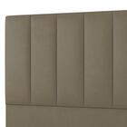 Cabeceira Cintra Plus Queen 1600mm Veludo Bege Escuro - Simbal
