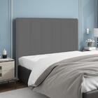 Cabeceira Cintra Plus Solteiro 900mm Linho Chumbo - Simbal