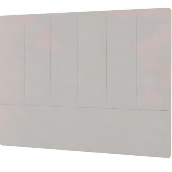 Cabeceira Cintra Plus Solteiro 900mm Veludo Adar Off White -