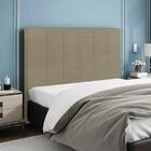 Cabeceira Cintra Plus Viúva 1000mm Veludo Adar Castor - Simbal