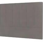 Cabeceira Cintra Plus Viúva 1000mm Veludo Adar Marrom - Simbal