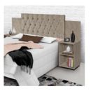 Cabeceira Classic Expansível Casal Palha – Carmolar Móveis