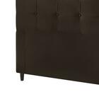 Cabeceira Clean Plus Casal 1400mm Suede Chocolate - Simbal
