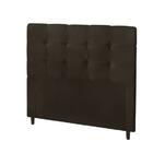 Cabeceira Clean Plus Casal 1400mm Suede Chocolate - Simbal