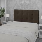 Cabeceira Clean Plus Queen 1600mm Suede Chocolate - Simbal