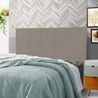 Cabeceira Clean Plus Queen 1600mm Veludo Adar Castor - Simbal