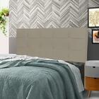 Cabeceira Clean Plus Queen 1600mm Veludo Bege Escuro - Simbal