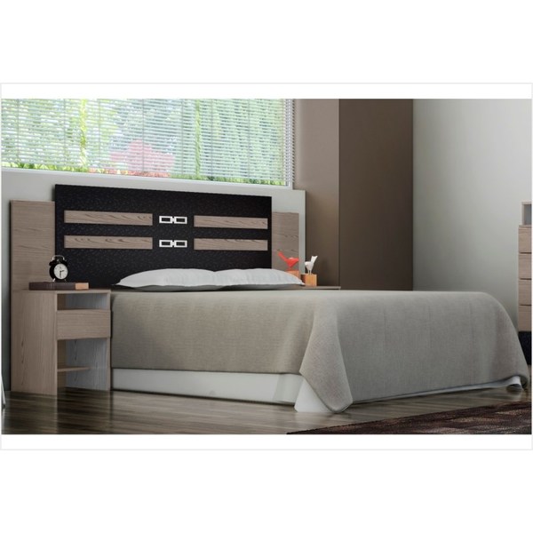 Cabeceira Com 02 Criados Acoplados Para Box De 140 E 160 Cm T