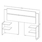 Cabeceira Com 2 Prateleiras Lateral 100mdf Mila Panan
