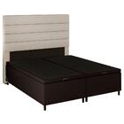 Cabeceira Com Base Box Baú Casal Queen 158x198cm Hit Id5 Cora