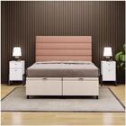 Cabeceira Com Base Box Baú Casal Queen 158x198cm Hit Id5 Sued