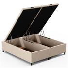 Cabeceira Com Base Box Baú Casal Queen 158x198cm Hit Id5 Sued