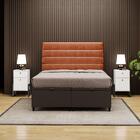 Cabeceira Com Base Box Baú Casal Queen 158x198cm Hit Id5 Sued