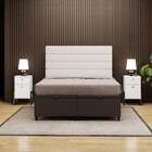 Cabeceira Com Base Box Baú Casal Queen 158x198cm Hit Id5 Sued
