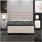 Cabeceira Com Base Box Casal 138cm E 2 Mesas De Apoio Linho C