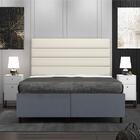 Cabeceira Com Base Box Queen 158cm E 2 Mesas De Apoio Hit Dif