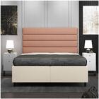 Cabeceira Com Base Box Queen 158cm E 2 Mesas De Apoio Linho R