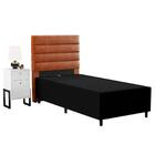 Cabeceira Com Base Box Solteiro 88cm E Mesa De Apoio Couríssi