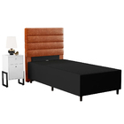 Cabeceira Com Base Box Solteiro 88cm E Mesa De Apoio Hit Dif5
