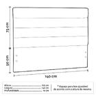 Cabeceira Com Base Cama Box Baú Casal 138x188cm Hit Id5 Coran