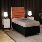 Cabeceira Com Base Cama Box Baú Solteiro 88x188cm Hit Id5 Cou