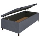 Cabeceira Com Base Cama Box Baú Solteiro 88x188cm Hit Id5 Lin