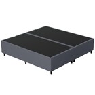 Cabeceira Com Base Cama Box Casal Queen 158x198 Hit Id5 Suede