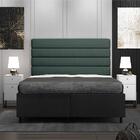Cabeceira Com Base Cama Box Casal Queen 158x198 Hit Id5 Suede
