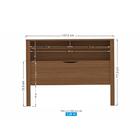 Cabeceira Com Baú Casal Nubia Jatobá