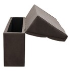 Cabeceira Com Baú Itália Cama Box Casal 140cm Suede Marrom M1