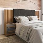 Cabeceira Com Captone Trieste Cinamomo Grafite