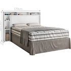 Cabeceira Com Estante Casal Londres Branco