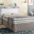 Cabeceira Com Estante Casal Londres Branco