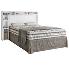 Cabeceira Com Estante Casal Londres Branco