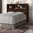 Cabeceira Com Estante Queen Dreams Chocolate