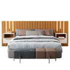 Cabeceira Com Mesas De Cabeceira E Led Oita Nature Pérola