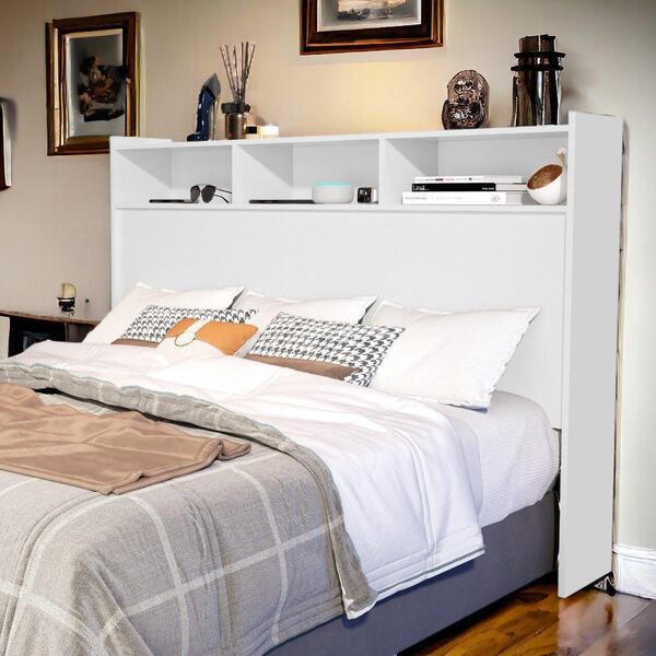 Cabeceira Com Nichos Melissa Casal Branco Cambel