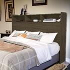 Cabeceira Com Nichos Melissa Queen Castanho Cambel