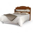 Cabeceira Com Prateleira Harmonia Queen Cinamomo E Off