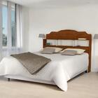 Cabeceira Com Prateleira Harmonia Queen Cinamomo E Off